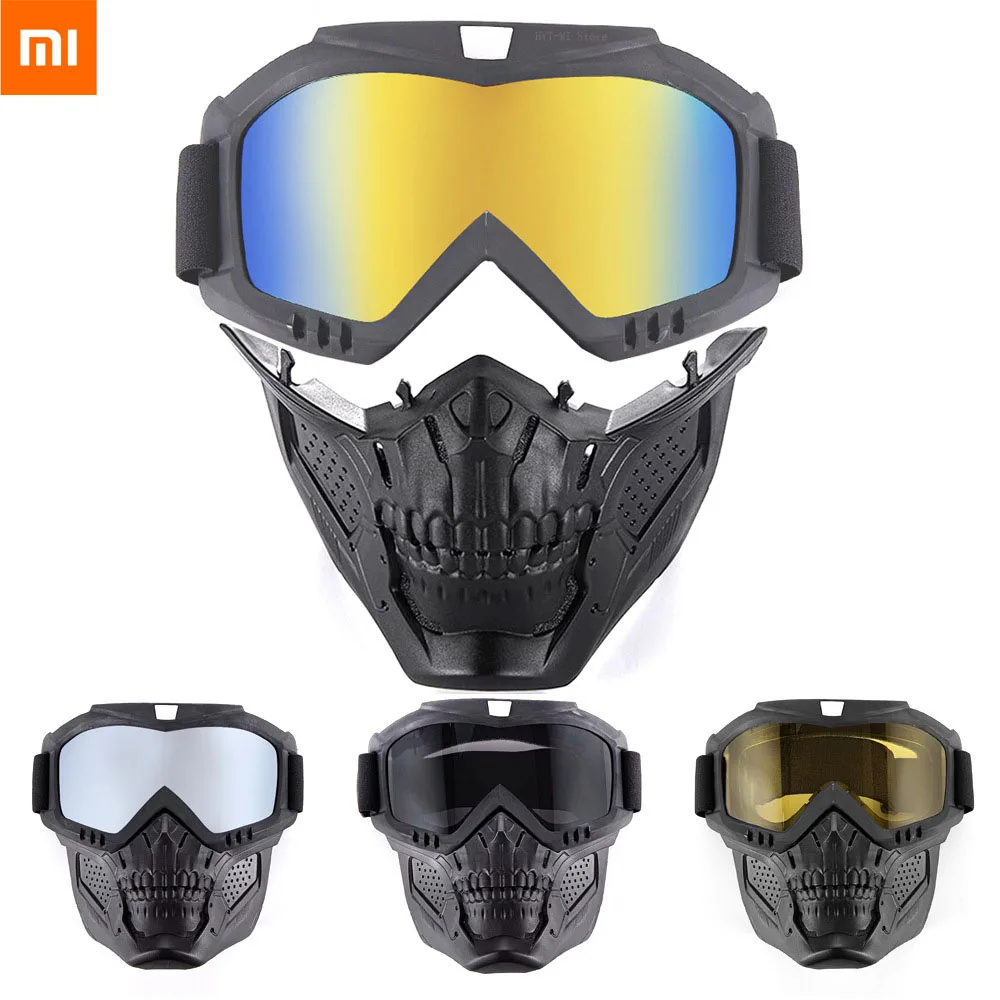 Xiaomi skull mask motorcycle protective off-road glasses devil mask motorcycle riding windproof shock absorption sponge goggles
Xiaomi skull mask motorcycle protective off-road glasses devil mask motorcycle riding windproof shock absorption sponge goggles