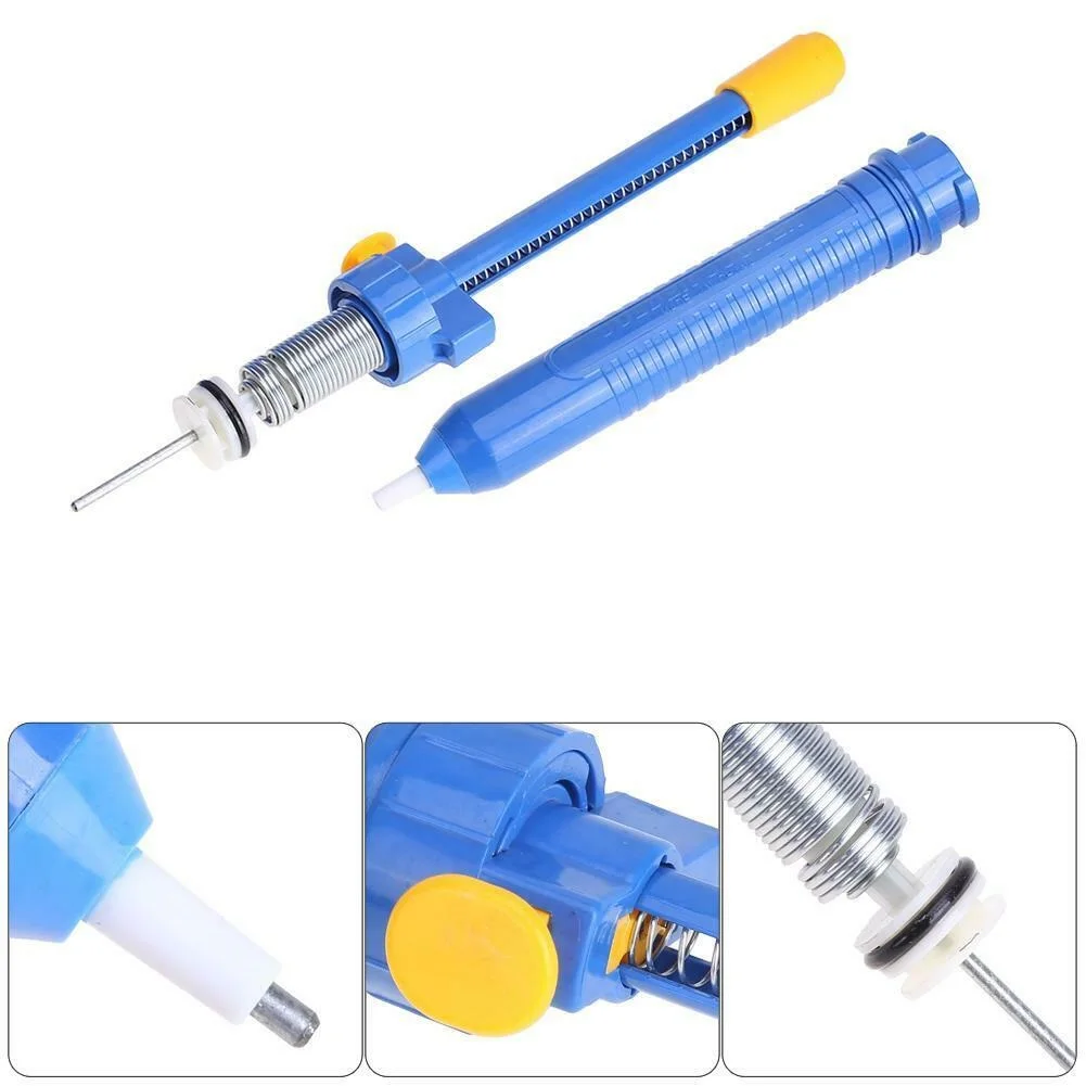 1pc Metal Desoldering Pump Suction 330mm Welding Sucker Removal Vacuum Soldering Iron Desolder Hand Welding Tools
1pc Metal Desoldering Pump Suction 330mm Welding Sucker Removal Vacuum Soldering Iron Desolder Hand Welding Tools