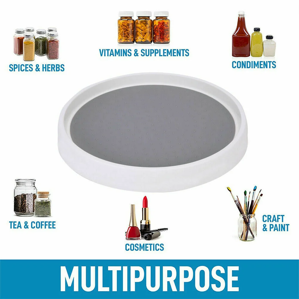 Kitchen 360 Degree Turntable Swivel Round Holder Tray Non-Slip Seasoning Bottle Rack Desk Pantry Room Organizer Restaurant
Kitchen 360 Degree Turntable Swivel Round Holder Tray Non-Slip Seasoning Bottle Rack Desk Pantry Room Organizer Restaurant