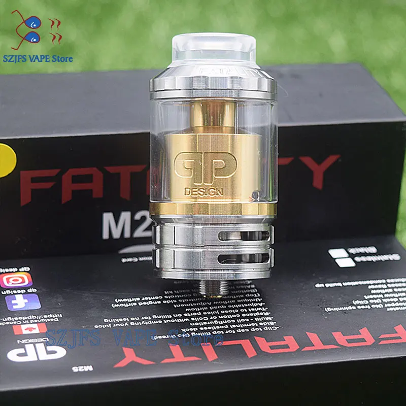 hot qp fatality m25 rta 4ML / 5.5ML Glass tank Atomizers 25mm Upper Diameter Adjustment airflow fatality RTA Giant Steam v5 6S
hot qp fatality m25 rta 4ML / 5.5ML Glass tank Atomizers 25mm Upper Diameter Adjustment airflow fatality RTA Giant Steam v5 6S