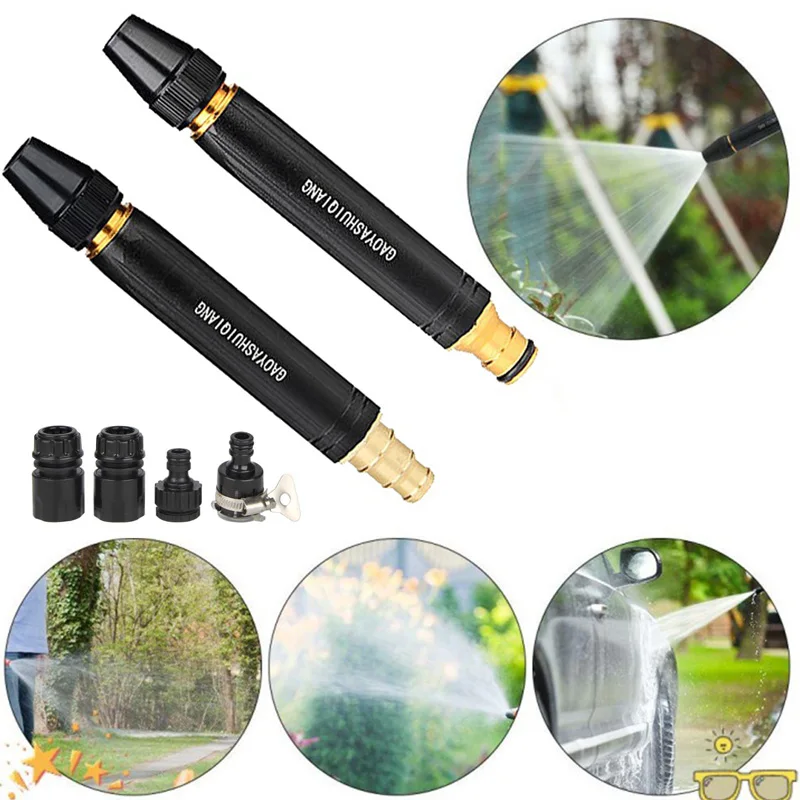 Multi-function High Pressure Garden Spray Gun Adjustable Manual Hose Nozzle Sprinkler Gardening Tool For Flower Grass Sprinkling
Multi-function High Pressure Garden Spray Gun Adjustable Manual Hose Nozzle Sprinkler Gardening Tool For Flower Grass Sprinkling