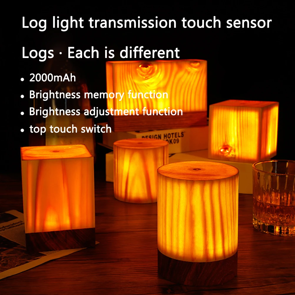 Retro LED Wood Lamp Touch Lamps Portable USB Chargeable Night Light Dimmable Mood Light Bedside Lamp Ambient Light for Kids
Retro LED Wood Lamp Touch Lamps Portable USB Chargeable Night Light Dimmable Mood Light Bedside Lamp Ambient Light for Kids
