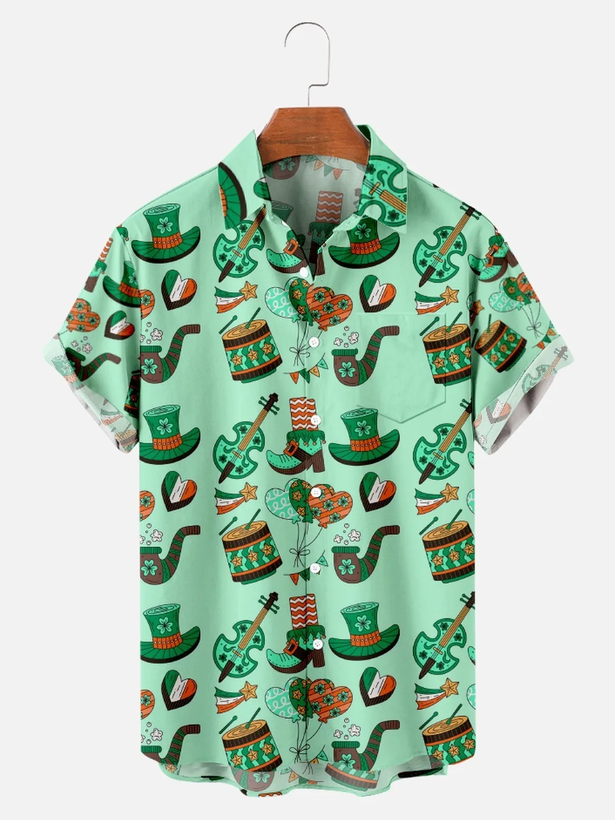 Men's shirt Y2k hombre St. Patrick's Day 3D digital print street Hawaii retro shirt Harajuku men's short-sleeved shirt 11
Men's shirt Y2k hombre St. Patrick's Day 3D digital print street Hawaii retro shirt Harajuku men's short-sleeved shirt 11