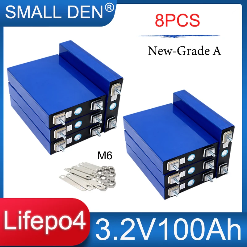 8 шт. Новинка 3 2 В Ач Lifepo4 перезаряжаемая батарея 3C Высокое напряжение DIY 4S 12 24 в E-car