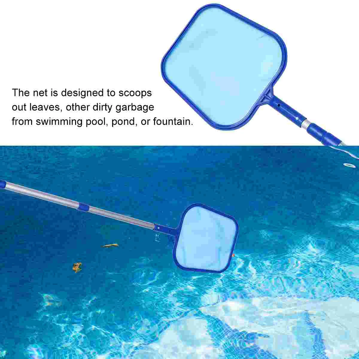 Fine Mesh Pool Net Adjustable Pool Skimmer Swimming Pool Leaf Net Rake Pool Cleaning Supplies for Ponds Kids Pool
Fine Mesh Pool Net Adjustable Pool Skimmer Swimming Pool Leaf Net Rake Pool Cleaning Supplies for Ponds Kids Pool