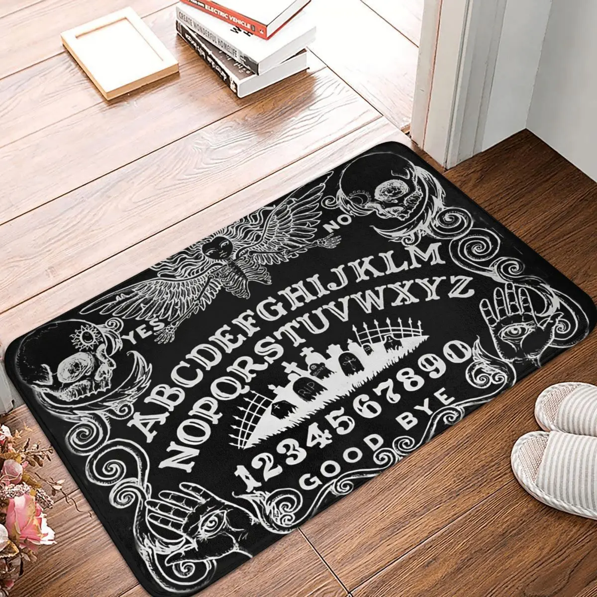 Ouija Board Non-slip Doormat Black Witch Board Bath Kitchen Mat Outdoor Carpet Home Modern Decor
Ouija Board Non-slip Doormat Black Witch Board Bath Kitchen Mat Outdoor Carpet Home Modern Decor