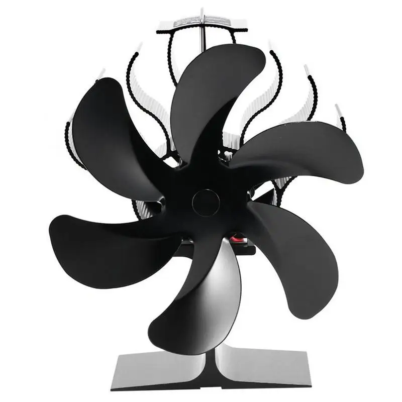 Wood Burner Fans 6 Blade Fireplace Fan For Wood Burning Stove Wood Stove Fan Heat Powered Fireplace Fan For Gases/Pellet/
Wood Burner Fans 6 Blade Fireplace Fan For Wood Burning Stove Wood Stove Fan Heat Powered Fireplace Fan For Gases/Pellet/