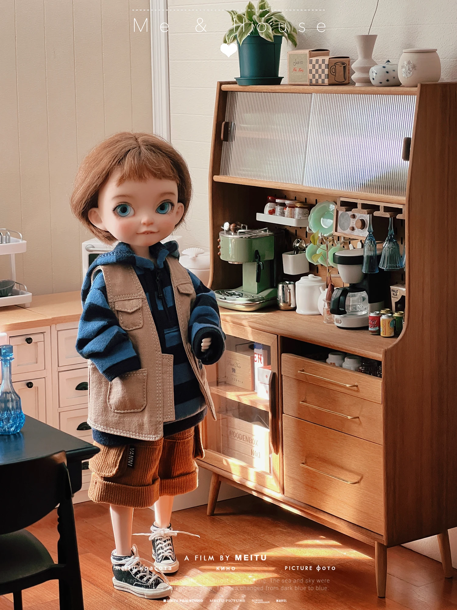 1/6 Doll House Model Furniture Accessories Solid Wood Sideboard Hole Plate Storage Cabinet Bjd Ob11 Blyth Lol Kitchen Toys Set
1/6 Doll House Model Furniture Accessories Solid Wood Sideboard Hole Plate Storage Cabinet Bjd Ob11 Blyth Lol Kitchen Toys Set