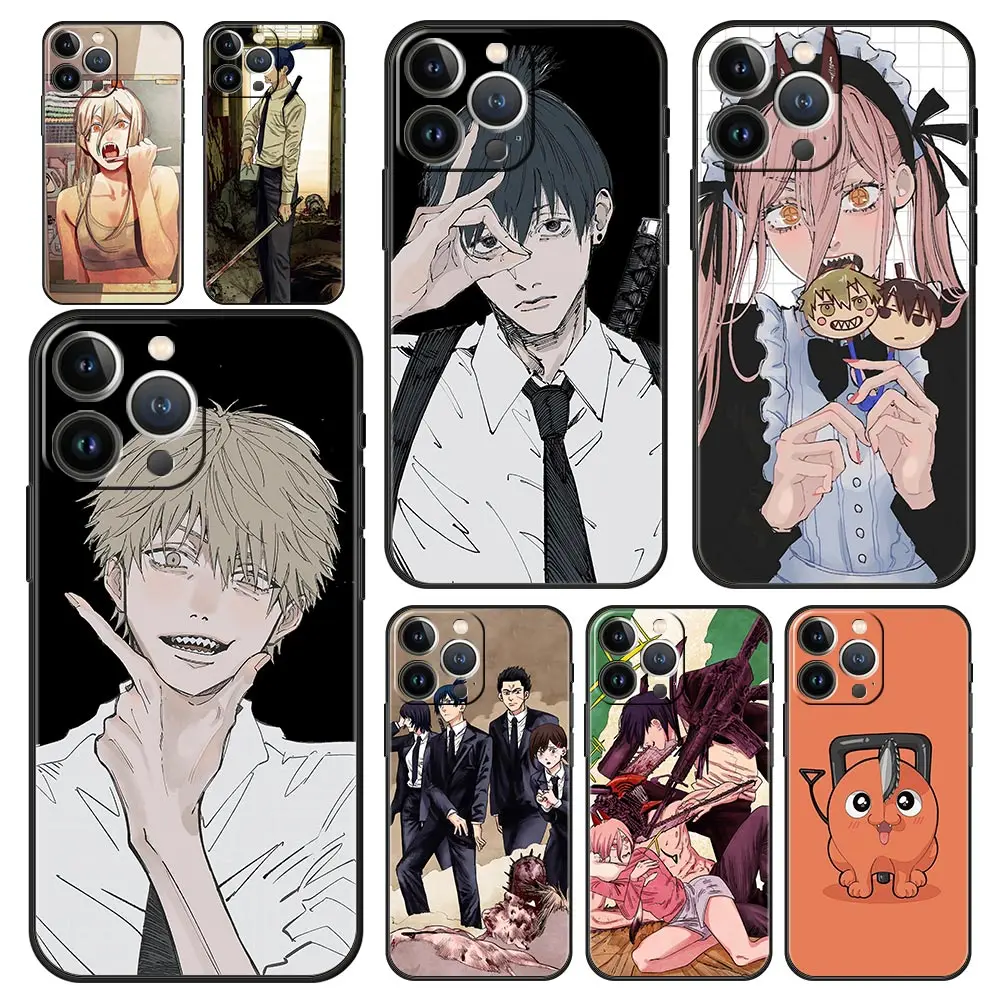 Luxury Phone Case For iPhone 14 11 Pro Max 13 12 mini XS X XR SE3 7 8 Plus Soft Cartoon Chainsaw Man Anime Cover Protect Funda
Luxury Phone Case For iPhone 14 11 Pro Max 13 12 mini XS X XR SE3 7 8 Plus Soft Cartoon Chainsaw Man Anime Cover Protect Funda
