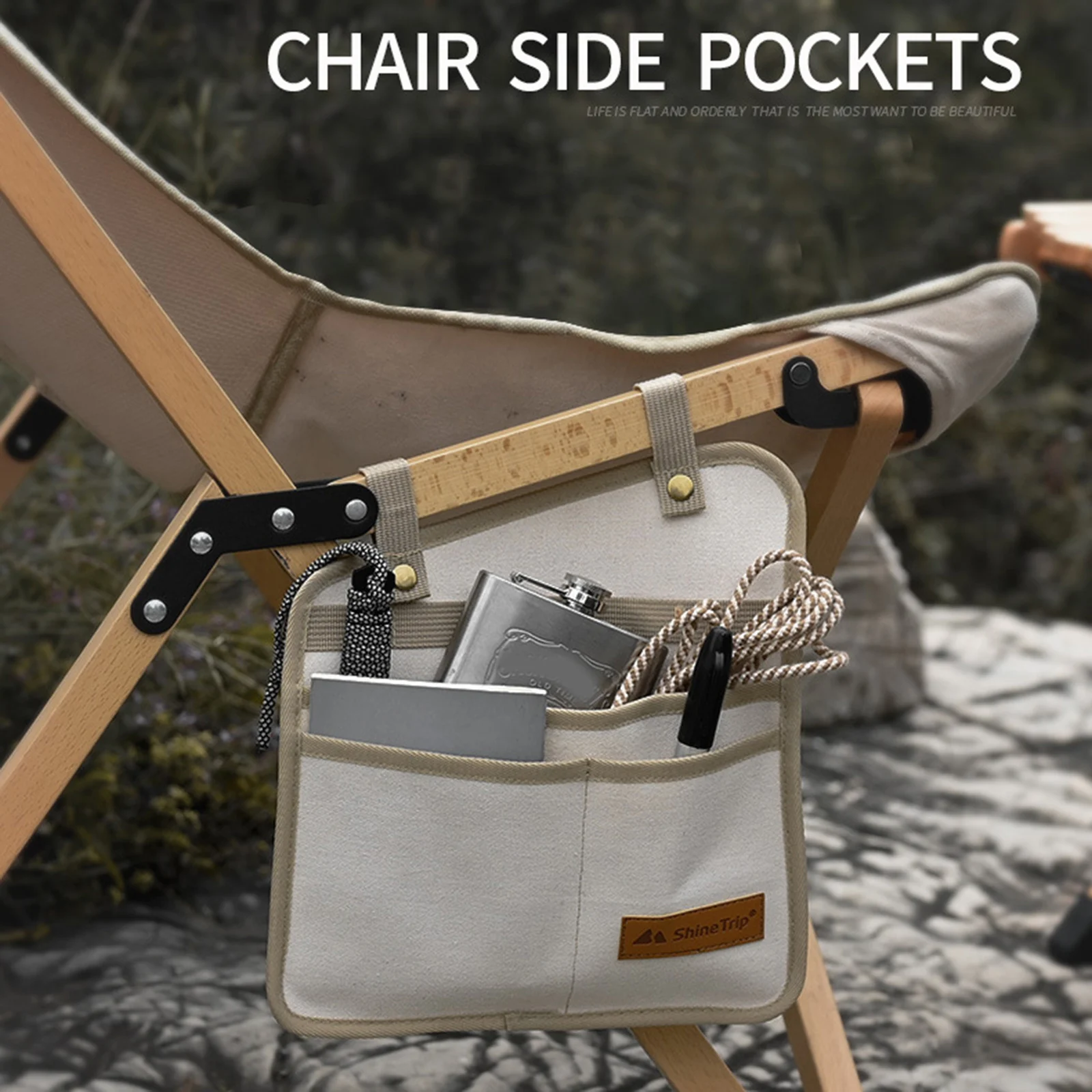 1pc Camping Chair Armrest Storage Bag Canvas Folding Chair Organizer Side Pocket Pouch Bag For Outdoor Camping Picnic Fishing Ba
1pc Camping Chair Armrest Storage Bag Canvas Folding Chair Organizer Side Pocket Pouch Bag For Outdoor Camping Picnic Fishing Ba
