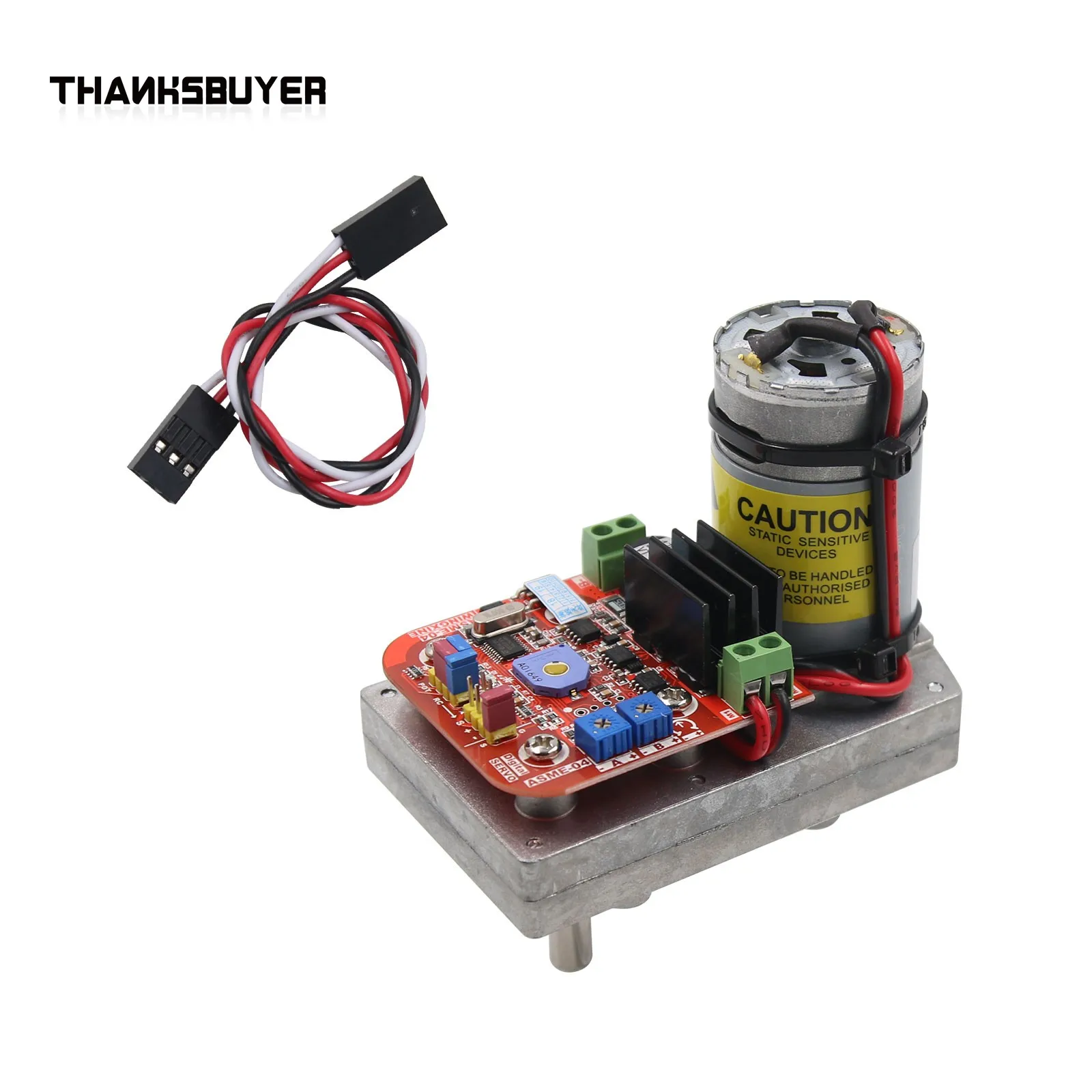 High Torque RC Servo DC12V 24V 180kg.cm Steel Gear for Robot Mechanical Arm ASMC-04B 
High Torque RC Servo DC12V 24V 180kg.cm Steel Gear for Robot Mechanical Arm ASMC-04B