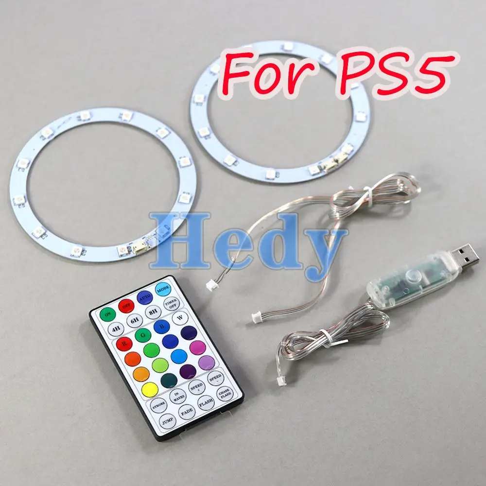 10sets RGB LED Ring Strip Lights for PS5 Game Console Light Strip Pickup Light Bar Strip With Remote Control For Sony PS5
10sets RGB LED Ring Strip Lights for PS5 Game Console Light Strip Pickup Light Bar Strip With Remote Control For Sony PS5