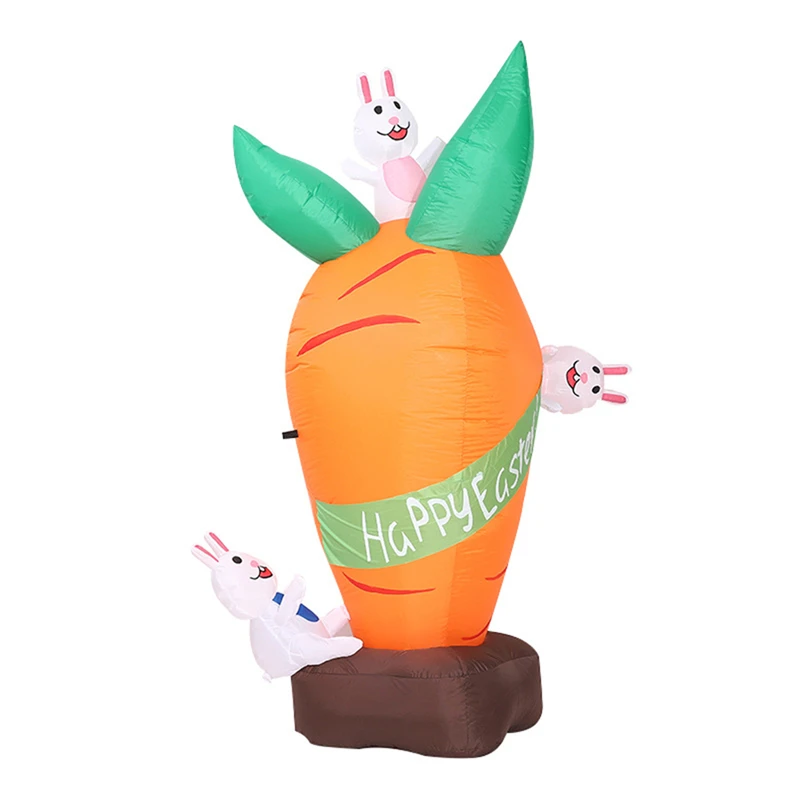 1.8M Inflatable Easter Day Decoration Blow Up Carrot with 3 Little Cute Rabbits Lighted Decor for Indoor Outdoor Lawn Yard
1.8M Inflatable Easter Day Decoration Blow Up Carrot with 3 Little Cute Rabbits Lighted Decor for Indoor Outdoor Lawn Yard