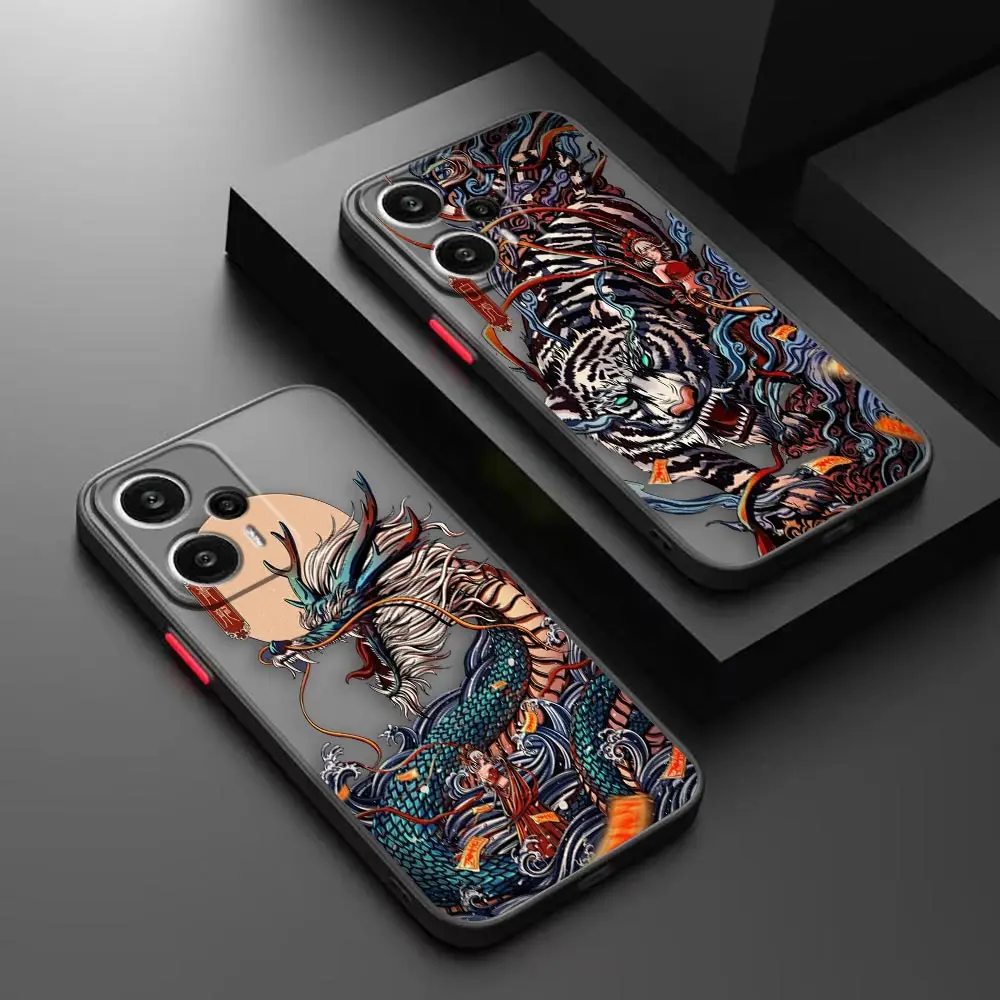 Matte Phone Case for Redmi NOTE 12 11 10 11S 10S 9 9S 9T 8 7 6 5 4 PRO PLUS 4G 5G Case Coque Funda Capa Shell Cover Dragon Paint
Matte Phone Case for Redmi NOTE 12 11 10 11S 10S 9 9S 9T 8 7 6 5 4 PRO PLUS 4G 5G Case Coque Funda Capa Shell Cover Dragon Paint
