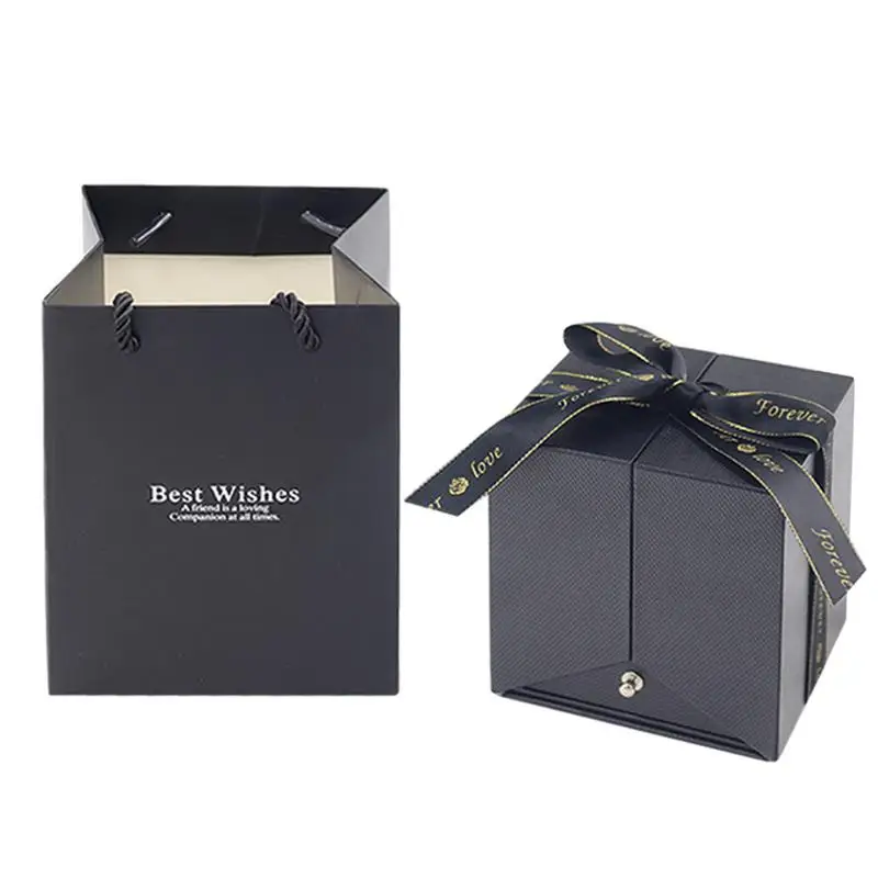 Valentine's Day present Gift Box Rose Gift Box Necklace Ring Display Box Portable Flower Jewelry Box For Wedding Gifts supplies
Valentine's Day present Gift Box Rose Gift Box Necklace Ring Display Box Portable Flower Jewelry Box For Wedding Gifts supplies