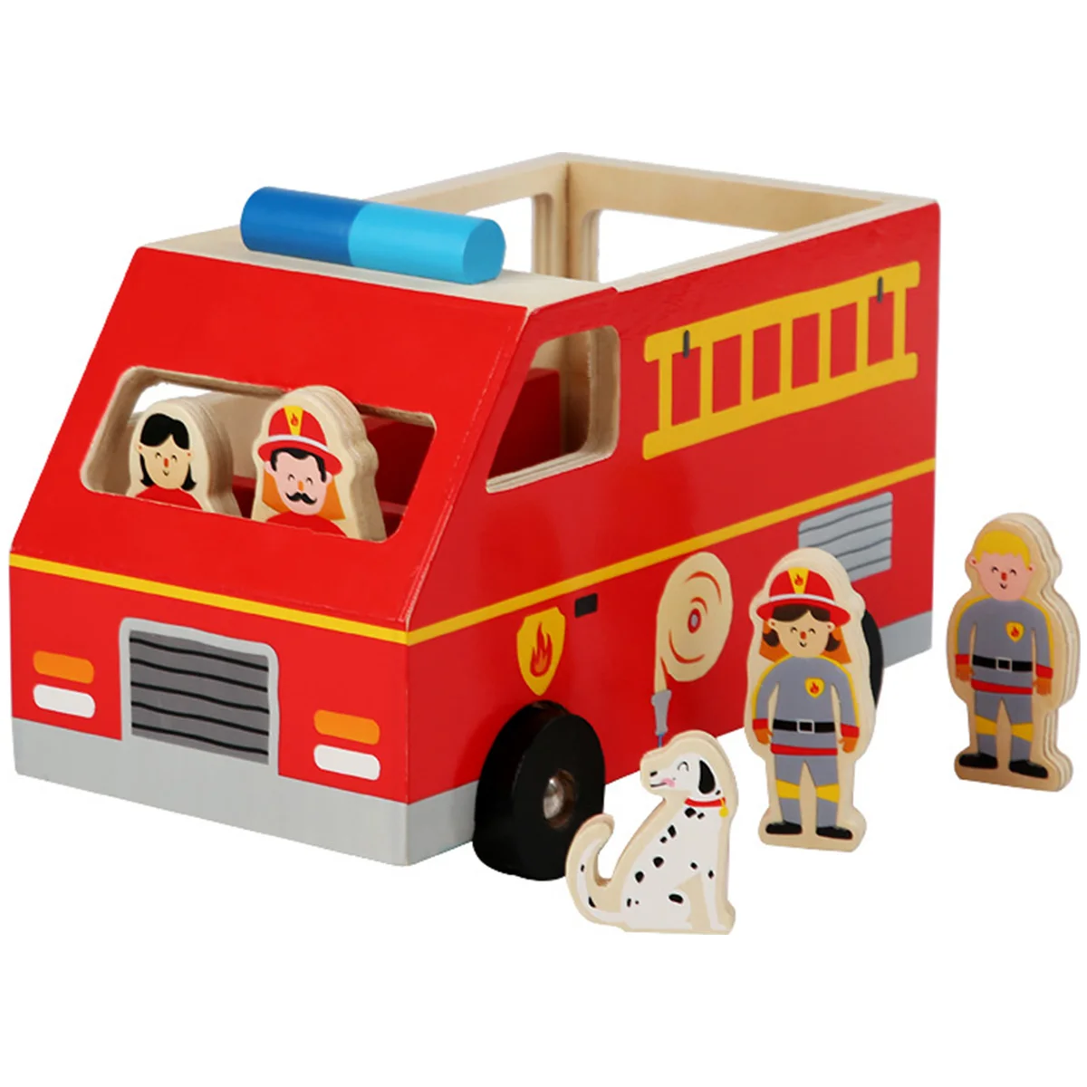 Fire Truck Playset Wooden Fire Engine Toy Firefighter and Dog Fun Montessori Toys for Toddlers Boys Girls Early Learning Toy
Fire Truck Playset Wooden Fire Engine Toy Firefighter and Dog Fun Montessori Toys for Toddlers Boys Girls Early Learning Toy