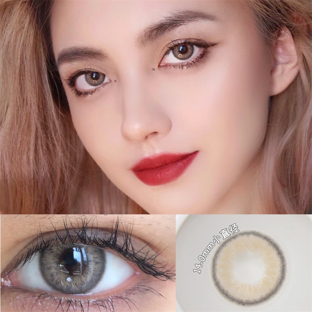 2 шт./пара, цветные контактные линзы для глаз, при близорукости 
2 шт./пара, цветные контактные линзы для глаз, при близорукости