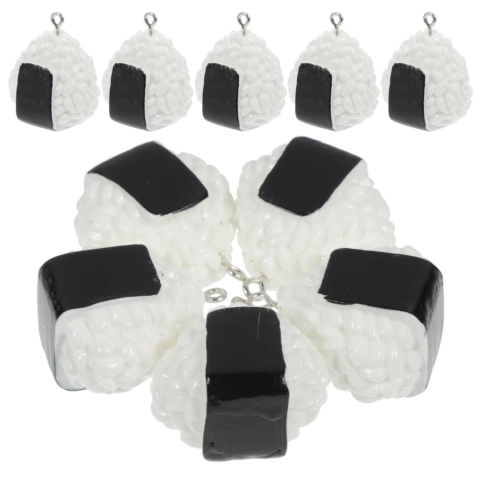10pcs Resin Rice Ball Jewelry Making Charms Jewelry Charms Decorative Key Chain Pendants
10pcs Resin Rice Ball Jewelry Making Charms Jewelry Charms Decorative Key Chain Pendants