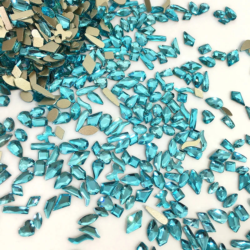 144pcs Blue Heart-Shape Nail Art Charms Rhinestones Crystal Drop Rhombus Colorful Flatback Stones 3D Gems Nails Art Decorations
144pcs Blue Heart-Shape Nail Art Charms Rhinestones Crystal Drop Rhombus Colorful Flatback Stones 3D Gems Nails Art Decorations