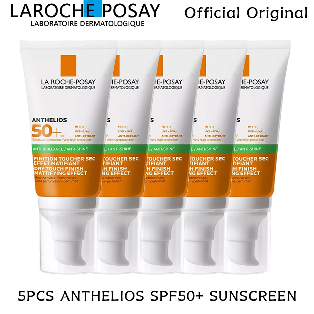 Original 5PCS La Roche Posay Anthelios SPF50+ Sunscreen 50ml Long Waterproof Gentle Oil Control Without Irritation Skin Care
Original 5PCS La Roche Posay Anthelios SPF50+ Sunscreen 50ml Long Waterproof Gentle Oil Control Without Irritation Skin Care