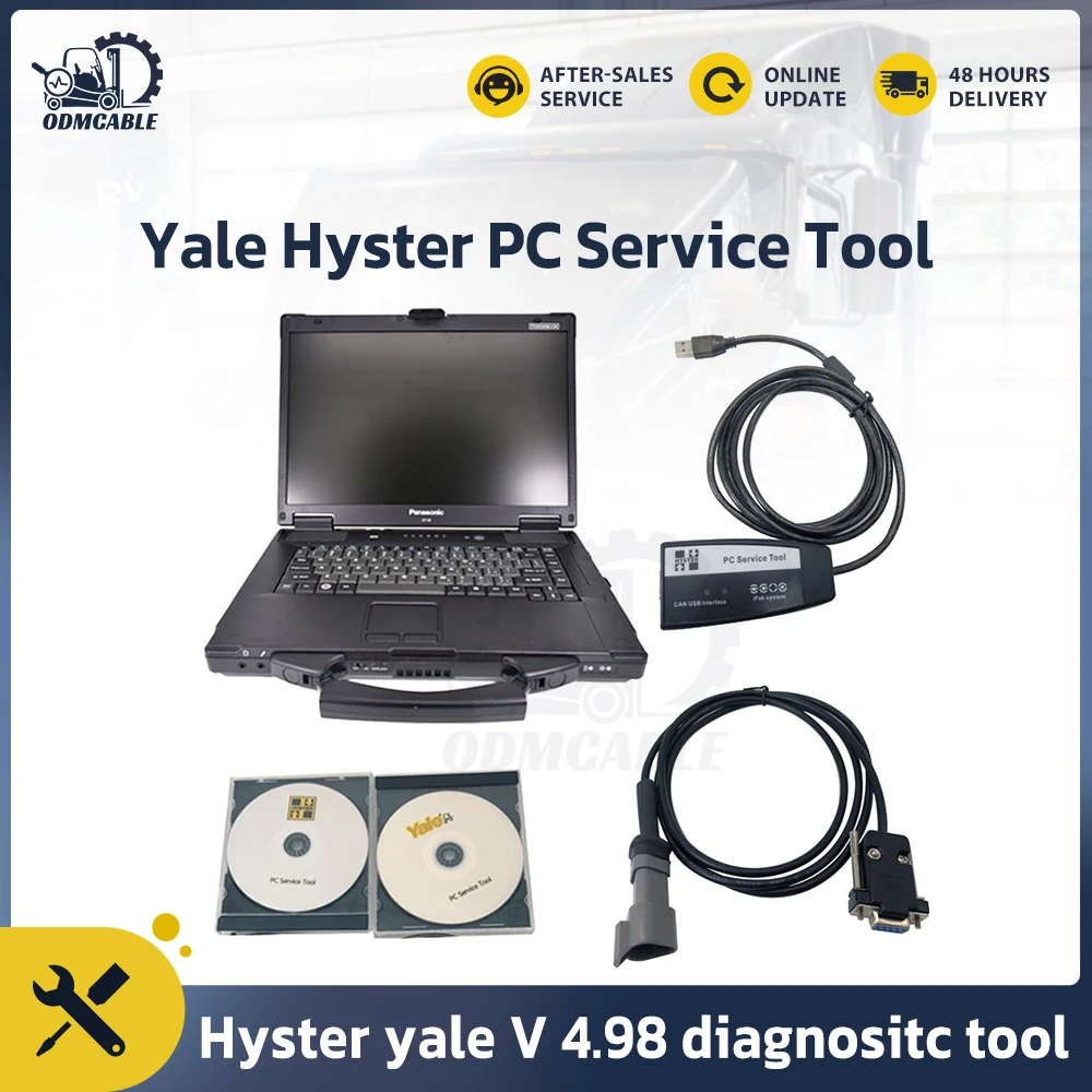 

Forklifts and Material Handling Equipment for yale hyster Ifak can USB interface with cf52 laptop Lift Trucks