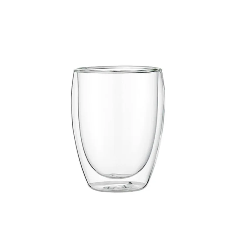 

Двухслойная Изолированная кружка для воды из боросиликатного стекла, прозрачная стеклянная кружка для молока, чашка для фруктового сока, ч...