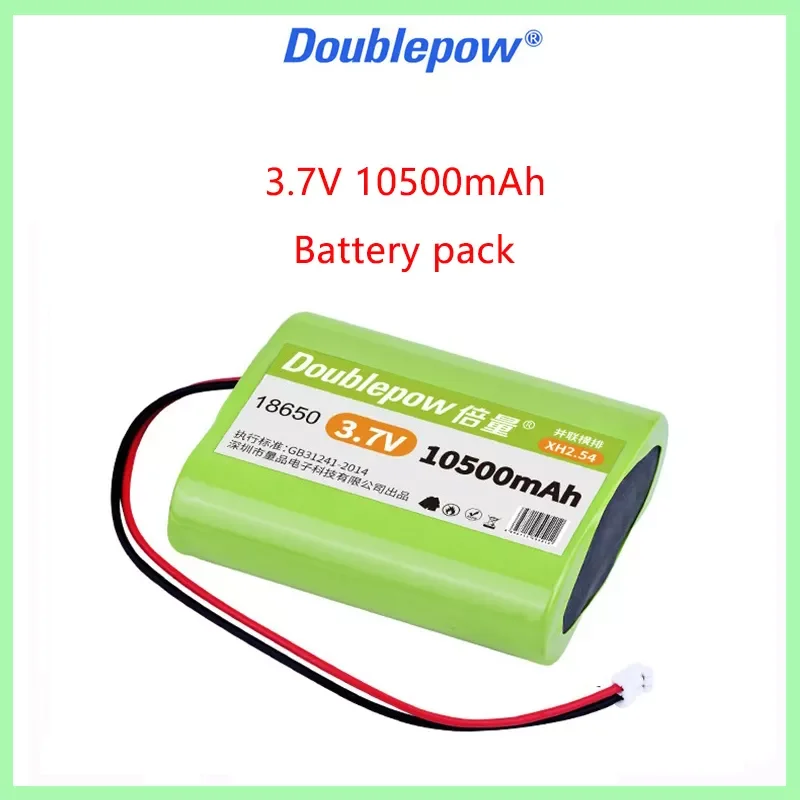 DOUBLEPOW 3.7 V 18650 lithium battery 4400/6000/10500mAh Rechargeable battery pack,monitoring equipment, toys, protection board
DOUBLEPOW 3.7 V 18650 lithium battery 4400/6000/10500mAh Rechargeable battery pack,monitoring equipment, toys, protection board