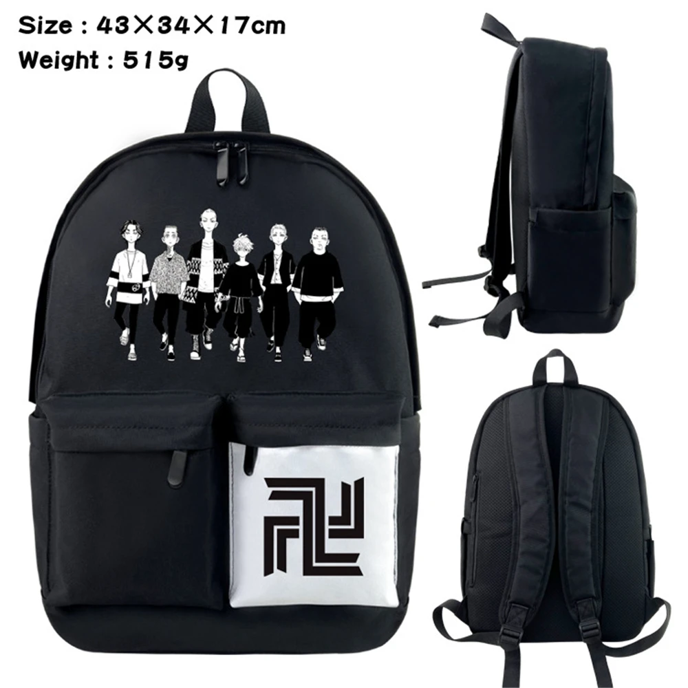 Anime Tokyo Revengers Nylon Backpack Leisure Cartoon Knapsack Teenager Travel Laptop Bag Zip Unisex Bookbag Student Schoolbag
Anime Tokyo Revengers Nylon Backpack Leisure Cartoon Knapsack Teenager Travel Laptop Bag Zip Unisex Bookbag Student Schoolbag