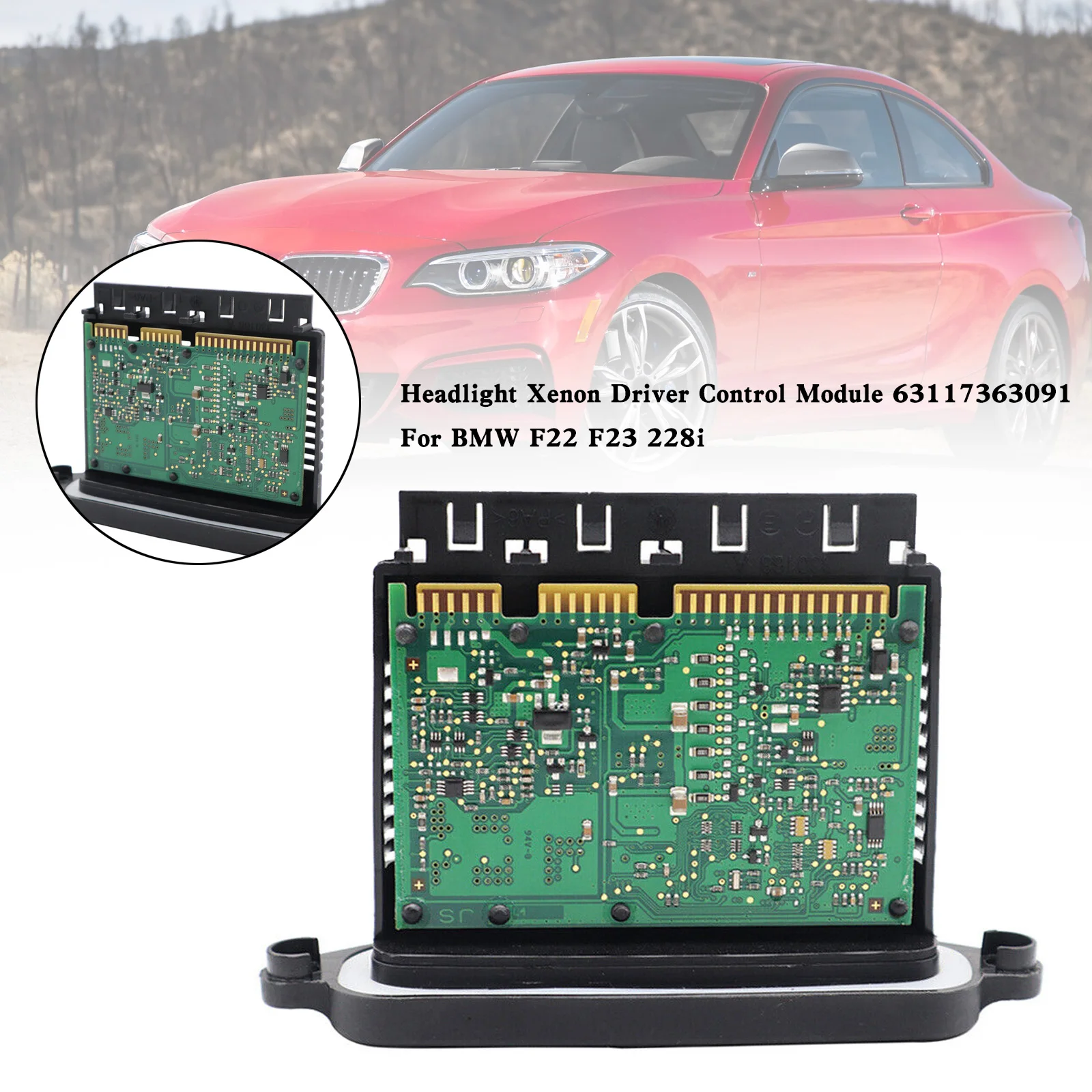 Areyourshop Headlight Xenon Driver Control Module 63117363091 For BMW F22 F23 228i
Areyourshop Headlight Xenon Driver Control Module 63117363091 For BMW F22 F23 228i