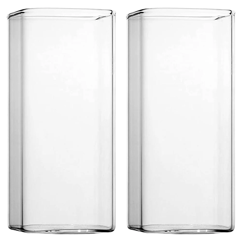 2pcs Clear Glasses Square Glass Cup Drinking Glasses Home Bar Resturant Heat-resistant Drinking Glasses
2pcs Clear Glasses Square Glass Cup Drinking Glasses Home Bar Resturant Heat-resistant Drinking Glasses