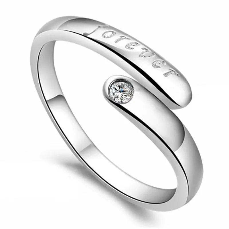 Korean Fashion Forever Ring Opening Temperament Silver-plated Ring for Women Ring Bands for Couple Romanian
Korean Fashion Forever Ring Opening Temperament Silver-plated Ring for Women Ring Bands for Couple Romanian