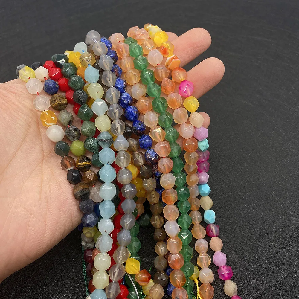 Natural Stone Crystal Agate Beads 6-10mm Charm Jewelry DIY Men's and Women's Reiki Necklace Bracelet Earrings Accessories
Natural Stone Crystal Agate Beads 6-10mm Charm Jewelry DIY Men's and Women's Reiki Necklace Bracelet Earrings Accessories