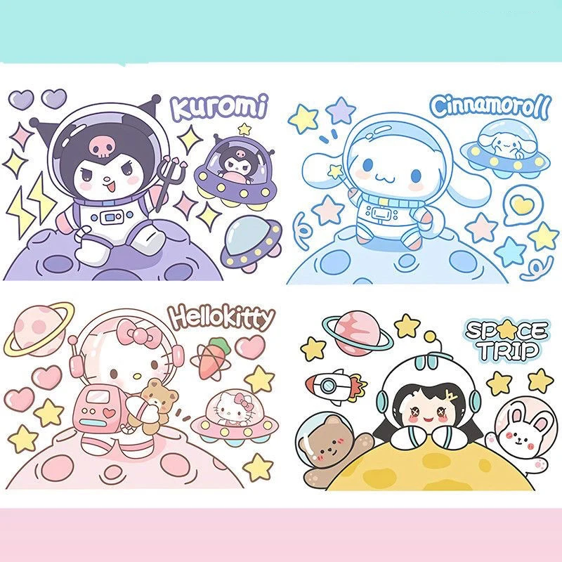 Sanrio Luggage Stickers Decorative Astronaut Kuromi Hellokitty Car Stickers Cinnamoroll Motorcycle Decorative Stickers
Sanrio Luggage Stickers Decorative Astronaut Kuromi Hellokitty Car Stickers Cinnamoroll Motorcycle Decorative Stickers