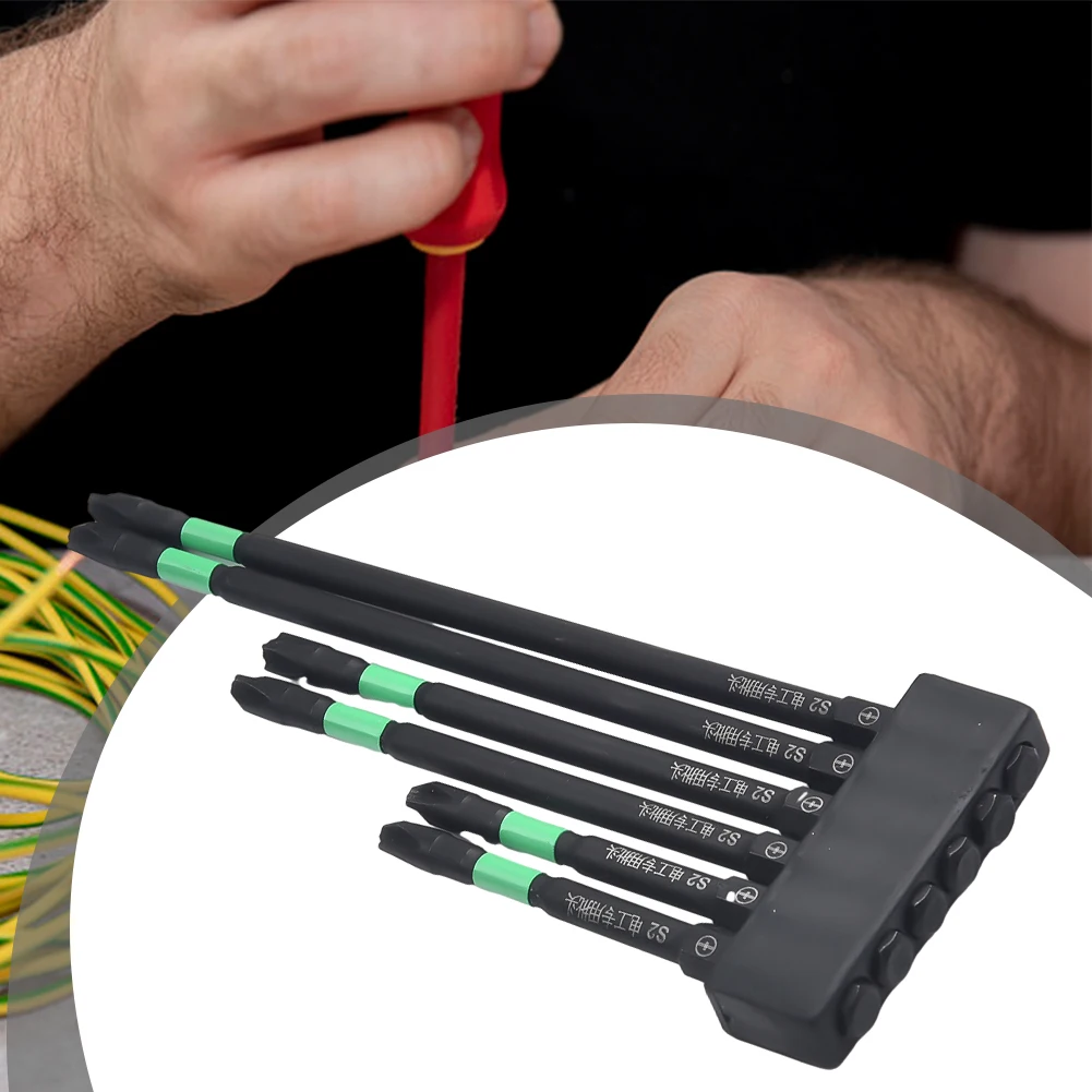 6pcs FPH2 75-150mm Magnetic Special Slotted Cross Screwdriver Bit For Air Switch Electricians Special Cross Screwdriver Bit
6pcs FPH2 75-150mm Magnetic Special Slotted Cross Screwdriver Bit For Air Switch Electricians Special Cross Screwdriver Bit