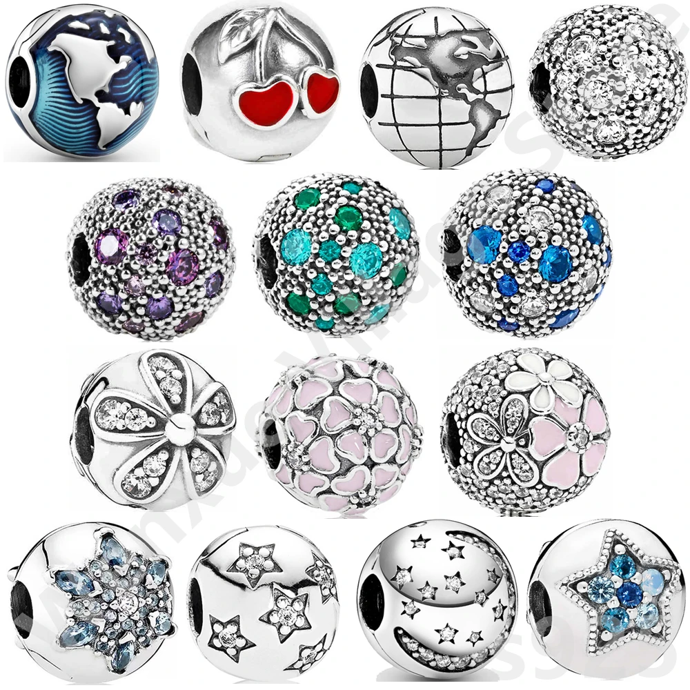 925 sterling silver fixing clip shiny star and moon accessories suitable for original charm bracelet DIY jewelry accessories
925 sterling silver fixing clip shiny star and moon accessories suitable for original charm bracelet DIY jewelry accessories