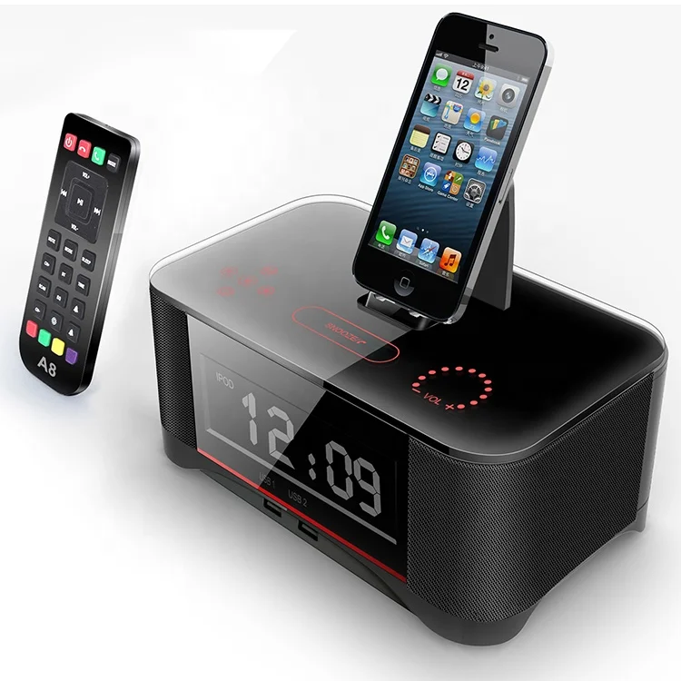 portable FM Radio digital Alarm Clock with phone Charger Amazon hot selling BT modern desktop table clock temperature
portable FM Radio digital Alarm Clock with phone Charger Amazon hot selling BT modern desktop table clock temperature