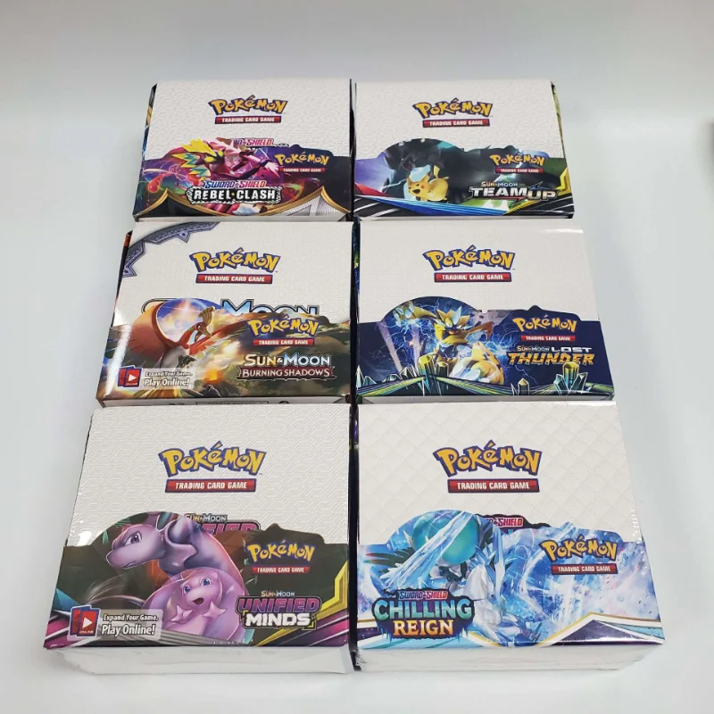 324pcs/set Pokemon Card English Flash Game Collection Battle Traine Toy Gift Rare Anime Box Pikachu Charizard Children Vmax GX
324pcs/set Pokemon Card English Flash Game Collection Battle Traine Toy Gift Rare Anime Box Pikachu Charizard Children Vmax GX