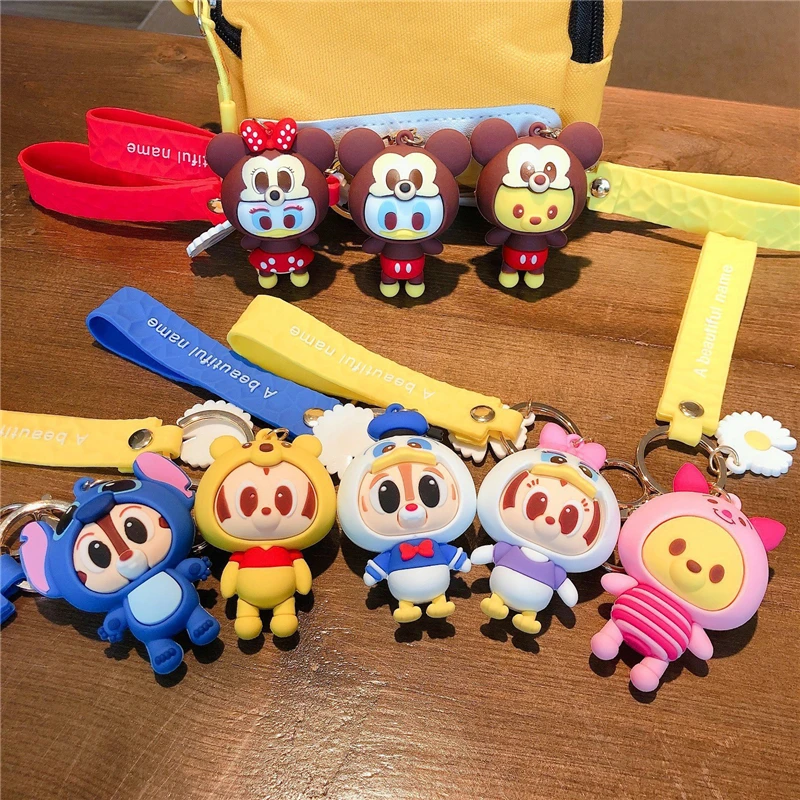 Disney Mickey Minnie Donald Duck Stitch Keychain Classic Anime Character Keyring Key Chain Pendant for Bag Phone Jewelry Gifts
Disney Mickey Minnie Donald Duck Stitch Keychain Classic Anime Character Keyring Key Chain Pendant for Bag Phone Jewelry Gifts