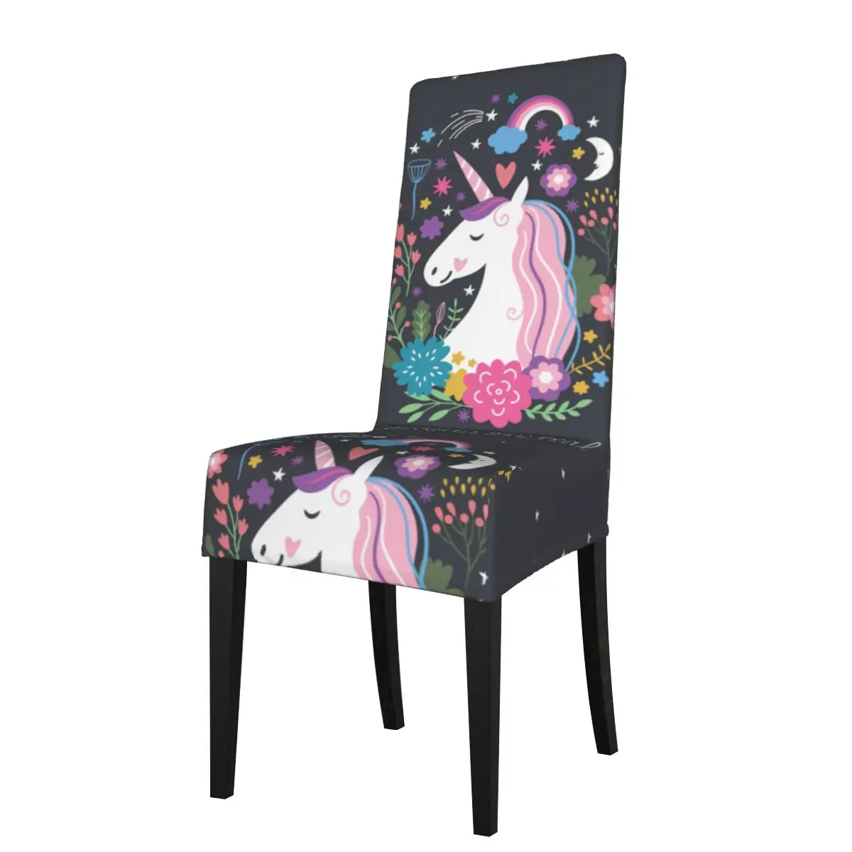 Dining Room Chair Covers Slipcover Unicorn Flowers Cartoon Cute Stretch Short Kitchen Banquet Armless High Back Chair Seat Cover
Dining Room Chair Covers Slipcover Unicorn Flowers Cartoon Cute Stretch Short Kitchen Banquet Armless High Back Chair Seat Cover