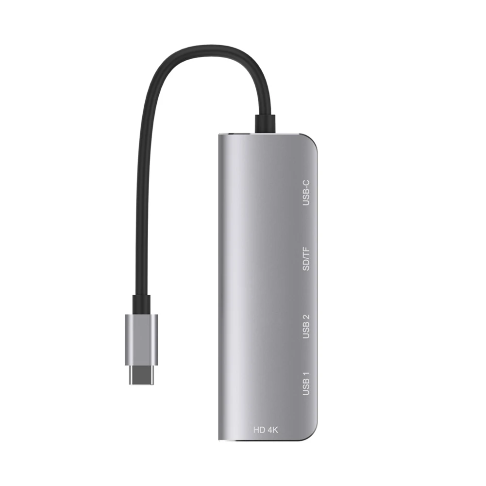 Кардридер для TF-карт 6 в 1, портативный металлический USB-концентратор для ПК и ноутбука, 4K, док-станция, совместимая с HDMI
Кардридер для TF-карт 6 в 1, портативный металлический USB-концентратор для ПК и ноутбука, 4K, док-станция, совместимая с HDMI