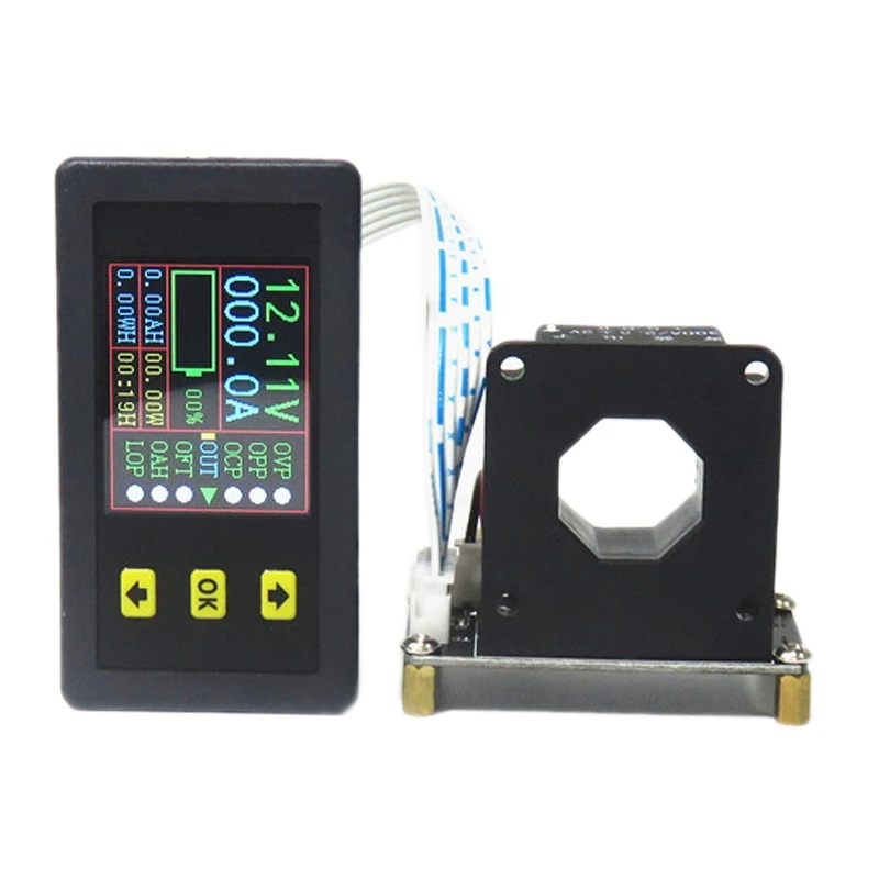 DC 90V 500A Digital Voltmeter Ammeter Voltage Current Kwh Watt Meter 12V 24V 48V 72V Battery Capacity Power Monitoring
DC 90V 500A Digital Voltmeter Ammeter Voltage Current Kwh Watt Meter 12V 24V 48V 72V Battery Capacity Power Monitoring