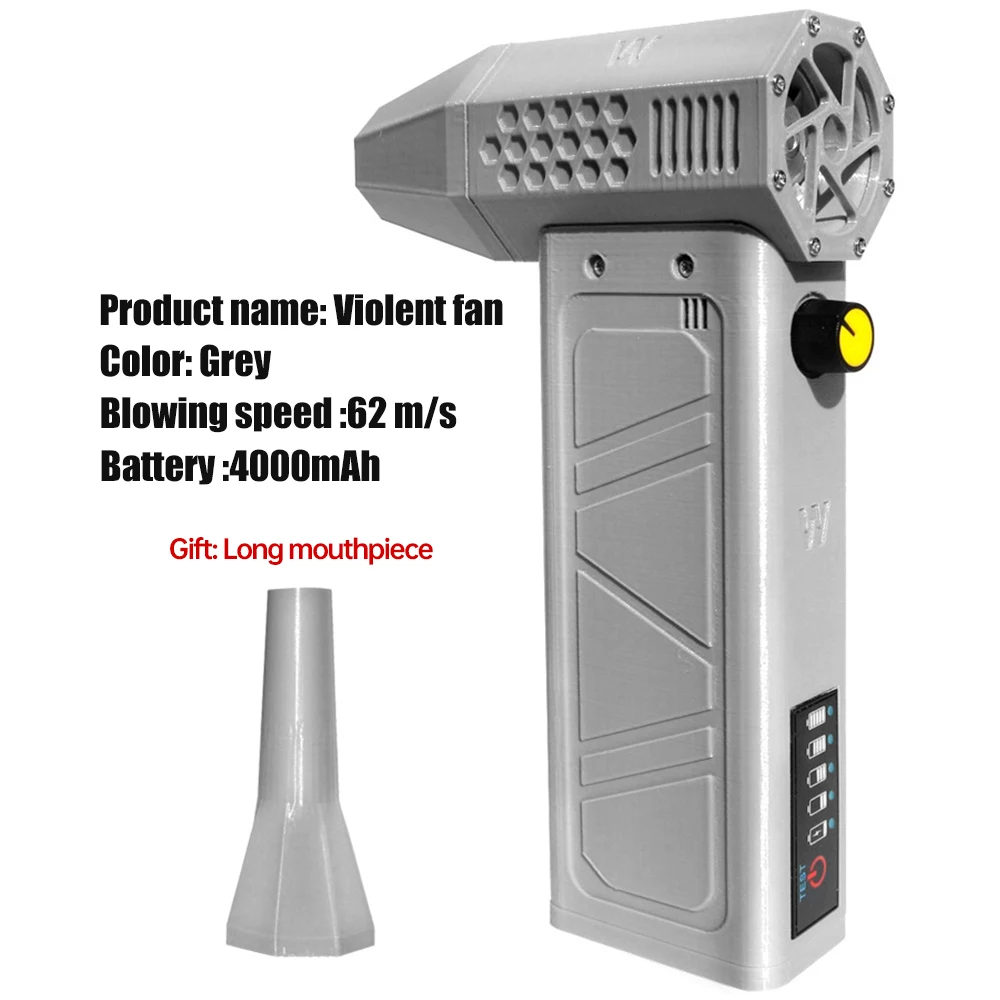 140000 Мини-турбо-вентилятор об/мин, дисплей мощности, ручной турбореактивный вентилятор, пылеочиститель, электрический воздуходувка, мощный высокоскоростной канальный вентилятор 
140000 Мини-турбо-вентилятор об/мин, дисплей мощности, ручной турбореактивный вентилятор, пылеочиститель, электрический воздуходувка, мощный высокоскоростной канальный вентилятор