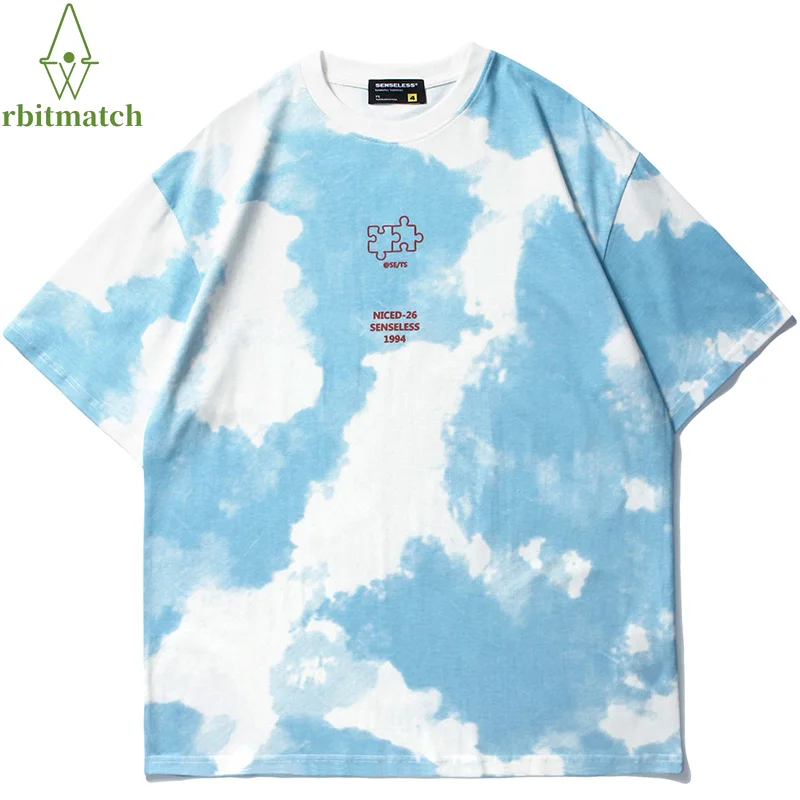 Summer Men T-shirt Harajuku New Tie Dye Hip Hop Streetwear 100% Cotton Top Tees Letter Puzzle Printed 2022 Male Men T Shirts
Summer Men T-shirt Harajuku New Tie Dye Hip Hop Streetwear 100% Cotton Top Tees Letter Puzzle Printed 2022 Male Men T Shirts
