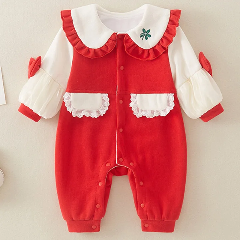 Осень 2023, комбинезон для новорожденных девочек, комбинезон из хлопка с длинным рукавом, детский комбинезон, цельная Одежда для новорожденных, Рождественская одежда
Осень 2023, комбинезон для новорожденных девочек, комбинезон из хлопка с длинным рукавом, детский комбинезон, цельная Одежда для новорожденных, Рождественская одежда