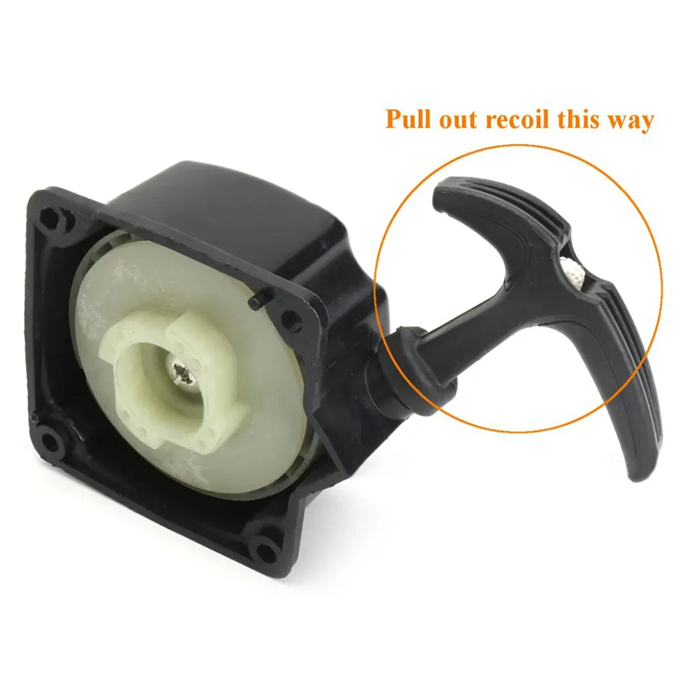 Starter Recoil Pull Start Launcher W/ Retractable Rope With Retractable Rope Square Shaped 66.5*66.5mm Black Durable
Starter Recoil Pull Start Launcher W/ Retractable Rope With Retractable Rope Square Shaped 66.5*66.5mm Black Durable