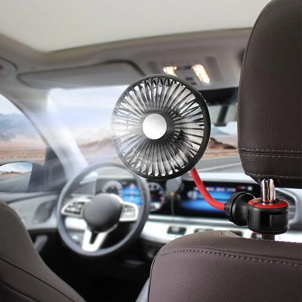 

Портативный автомобильный вентилятор с поворотом на 360 градусов, автомобильный гибкий вентилятор воздушного охлаждения, вентиляторы с циркуляцией воздуха USB, кулер для приборной панели, RV, тру T7O8