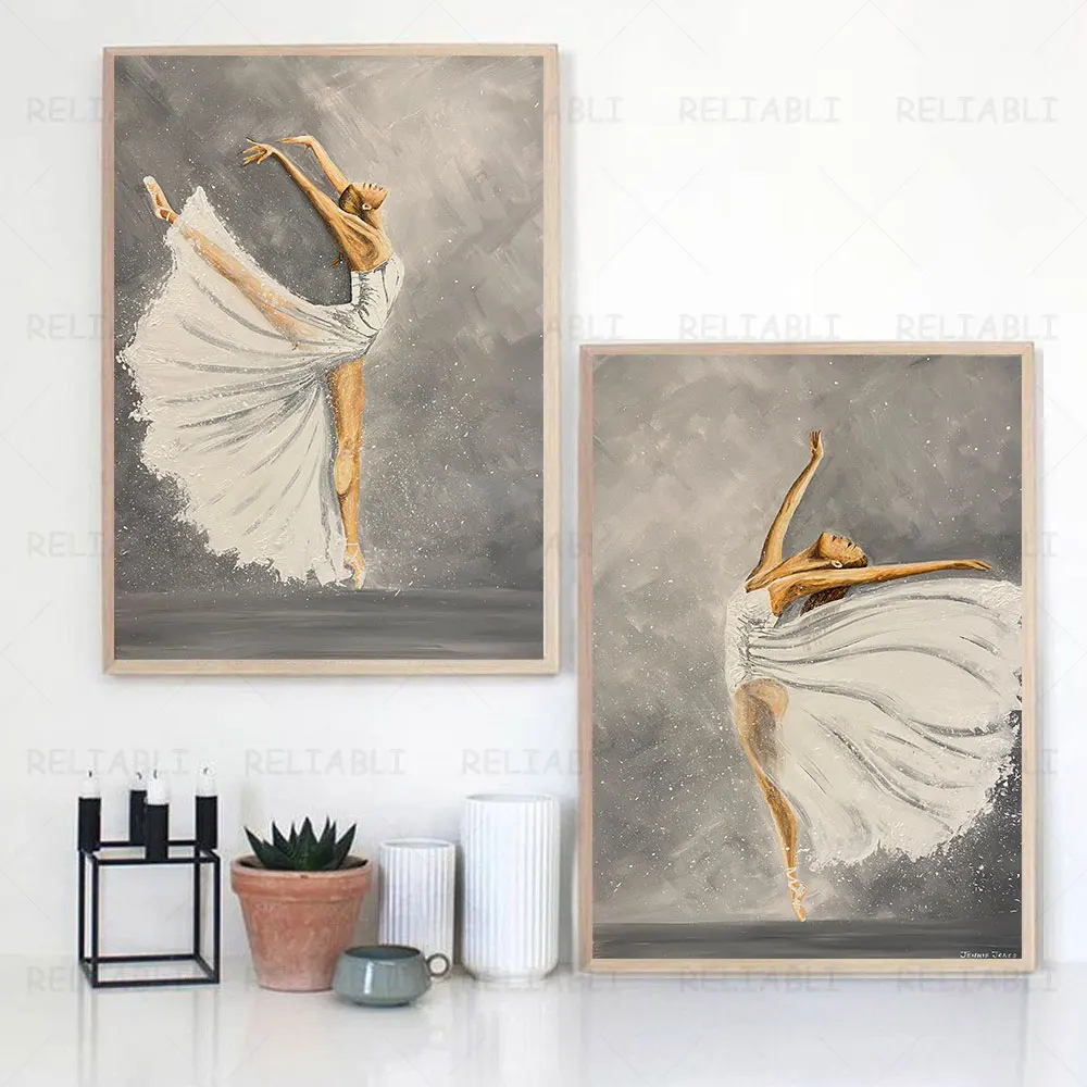 Vintage Ballerina Oil Painting Printed on Canvas Ballet Dancer Posters and Prints Figure Wall Art Pictures for Living Room Decor
Vintage Ballerina Oil Painting Printed on Canvas Ballet Dancer Posters and Prints Figure Wall Art Pictures for Living Room Decor