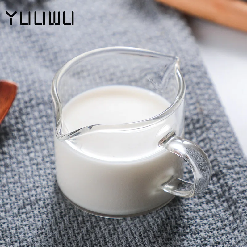100ML Double Mouth Milk Jugs Small Glass Mug High Temperature Resistant Glass Cup Glass Milk Cup Double Mouth Sharing Coffee Cup
100ML Double Mouth Milk Jugs Small Glass Mug High Temperature Resistant Glass Cup Glass Milk Cup Double Mouth Sharing Coffee Cup