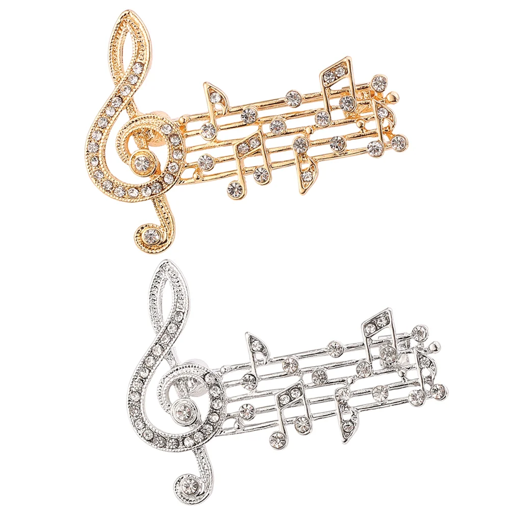 2 Pcs Festival Brooch Decor Kids Jewlery Metal Brooches Rhinestone Decor Musical Note Brooch Guitar Sweater Decoration
2 Pcs Festival Brooch Decor Kids Jewlery Metal Brooches Rhinestone Decor Musical Note Brooch Guitar Sweater Decoration