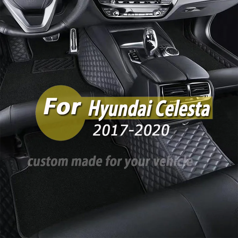 For Hyundai Celesta 2020 2019 2018 2017 Car Floor Mats Accessories Carpet Auto Custom Waterproof Anti Dirty Leather Rugs Covers 
For Hyundai Celesta 2020 2019 2018 2017 Car Floor Mats Accessories Carpet Auto Custom Waterproof Anti Dirty Leather Rugs Covers